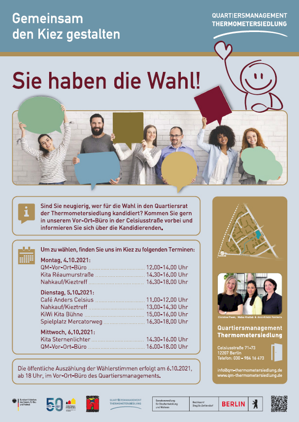 2021 Wahlplakat QR